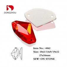 DZ 4062 10*5MM 14*9MM 19*12MM 27*16MM Galactic  Flat Back Sew on Stones